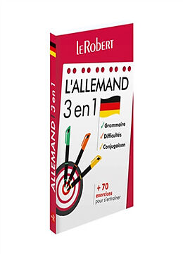 Broché L'allemand : 3 en 1 de 