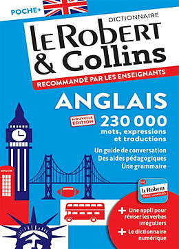 Broché Le Robert & Collins anglais poche + de 