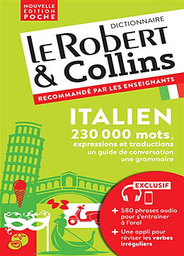 Broché Le Robert & Collins italien poche : français-italien, italien-français de 