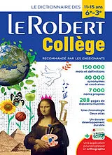Broschiert Le Robert collège : le dictionnaire des 11-15 ans, 6e-3e von 