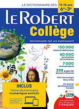 Broché Le Robert collège : le dictionnaire des 11-15 ans, 6e-3e de Alain Rey