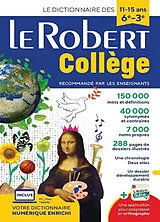 Broschiert Le Robert collège : le dictionnaire des 11-15 ans, 6e-3e von Alain Rey