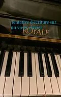 E-Book (epub) Tentative d'écriture sur un vieux clavier von Pierre Léoutre