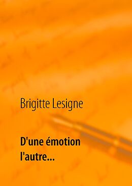 eBook (epub) D'une émotion à l'autre... de Brigitte Lesigne