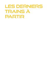 eBook (epub) Les Derniers Trains à partir de Allain Louisfert