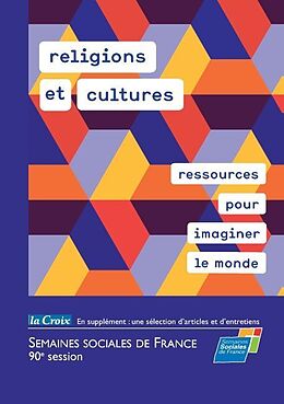 Couverture cartonnée religions et cultures, ressources pour imaginer le monde de (Ssf) Semaines sociales de France