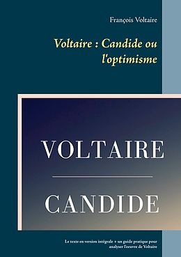 eBook (epub) Voltaire : Candide ou l'optimisme de François Voltaire