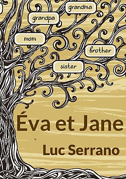 Couverture cartonnée Éva et Jane de Luc Serrano