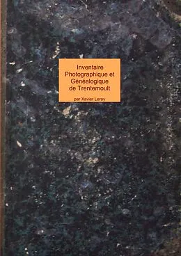 E-Book (epub) inventaire photographique et généalogique de trentemoult et vertou von Xavier Leroy