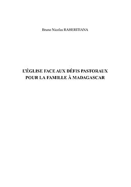 eBook (epub) L'Église face aux défis pastoraux pour la famille à Madaddgascar de Bruno Nicolas Raheritiana