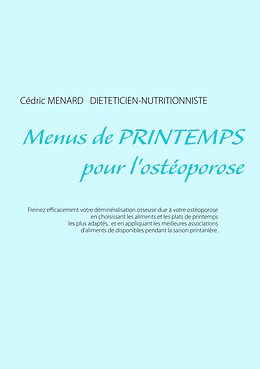 eBook (epub) Menus de printemps pour l'ostéoporose de Cédric Ménard