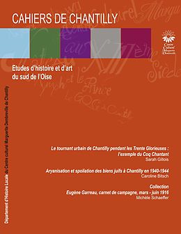 eBook (epub) Cahiers de Chantilly n°10 de Département d'Histoire locale Centre culturel de Chantilly