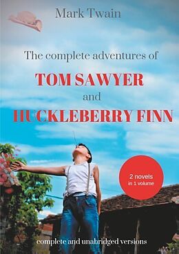 Couverture cartonnée The Complete Adventures of Tom Sawyer and Huckleberry Finn de Mark Twain