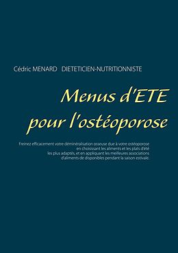 eBook (epub) Menus d'été pour l'ostéoporose de Cédric Menard