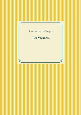 eBook (epub) Les Vacances de Comtesse de Ségur