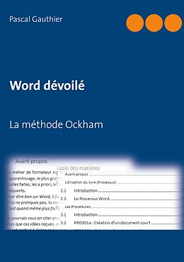 E-Book (epub) Word dévoilé von Pascal Gauthier