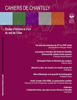 E-Book (epub) Les Cahiers de Chantilly n°12 von Département d'Histoire locale Centre culturel de Chantilly