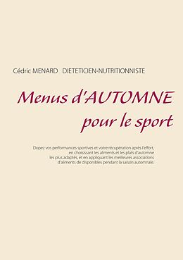 eBook (epub) Menus d'automne pour le sport de Cédric Menard