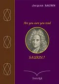 E-Book (epub) Are you sure you read Saurin ? von Jacques Saurin