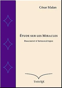 E-Book (epub) Étude sur les Miracles von César Malan