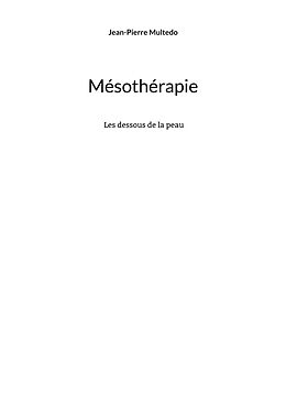 eBook (epub) Mésothérapie de Jean-Pierre Multedo