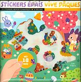 Article non livre Stickers épais : vive Pâques de Léa Fabre