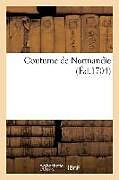 Couverture cartonnée Coutume de Normandie de Pesnelle