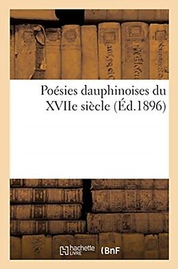 Livre de poche Poesies dauphinoises du xviie de Humbert De Terrebasse