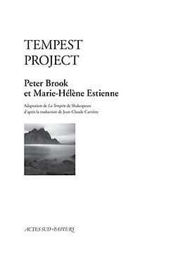 Broché Tempest project de Peter; Estienne, Marie-Hélène Brook