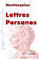Couverture cartonnée Lettres persanes de Montesquieu
