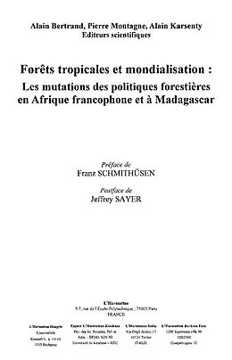 E-Book (epub) Forets tropicales et mondialisation von Joly Maurice