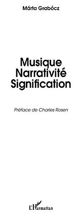 E-Book (epub) Musique, narrativite, signification von Rennais
