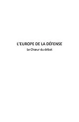 E-Book (epub) L'europe de la defense - le choeur du debat von Jean Alastair Cameron