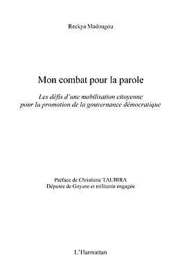 E-Book (epub) Mon combat pour la parole - les defis d'une mobilisation cit von Michele Maldonado