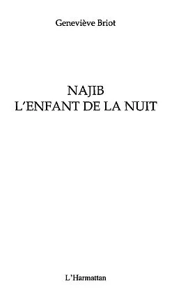 E-Book (epub) Najib l'enfant de la nuit von Briot Genevieve
