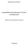 E-Book (epub) Prealabes d'une democratie ouverte en af von Giafferi-Dombre Natacha