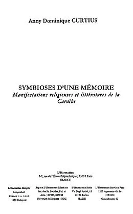 ePUB Symbioses d'une memoire von Garnier Adolphe