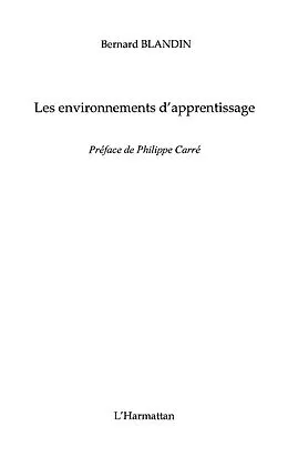 E-Book (epub) Environnements d'apprentissageLes von Brigitte Rollet
