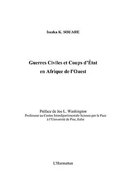 E-Book (epub) Guerres civiles et coup d'etaten afriqu von K. Souare Issaka