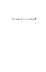 E-Book (epub) Risques psychosociaux au travail von Jean Alastair Cameron