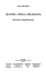 E-Book (epub) Quatre jesus delirants essai de comprehension von Emile Meurice