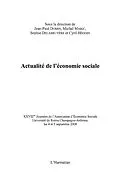 E-Book (epub) Actualite de l'economie sociale - xxviiie journees de l'asso von Bernard Anton