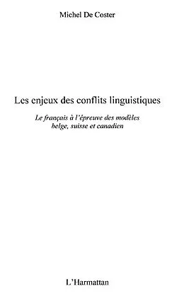 E-Book (epub) Enjeux des conflits linguistiques von De Coster Michel