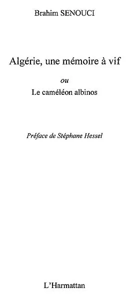 E-Book (epub) Algerie, une memoire A vif - ou le camel von Brahim Senouci