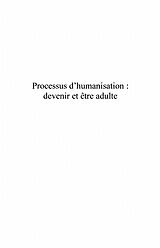 E-Book (epub) Processus d'humanisation : devenir et Etre adulte von Jean-Jacques Weisbuch