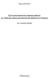 E-Book (epub) Les sanctions du harcElement au travail dans les secteurs pr von Denis Hanot