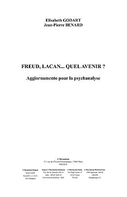 ePUB Freud lacan quel avenir von Jean-Pierre Benard