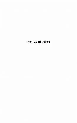 E-Book (epub) Vers celui qui est - chroniques d'une in von Yvonne Trubert