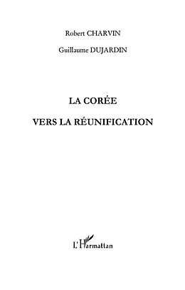 E-Book (epub) Coree vers la reunification La von Dujardin