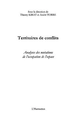 E-Book (epub) Territoires de conflits - analyses des mutations de l'occupa von Adrian Nita